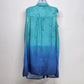 Catherines Turquoise Paisley Beach Swim Cover Up Tunic Open Front Size 0X China