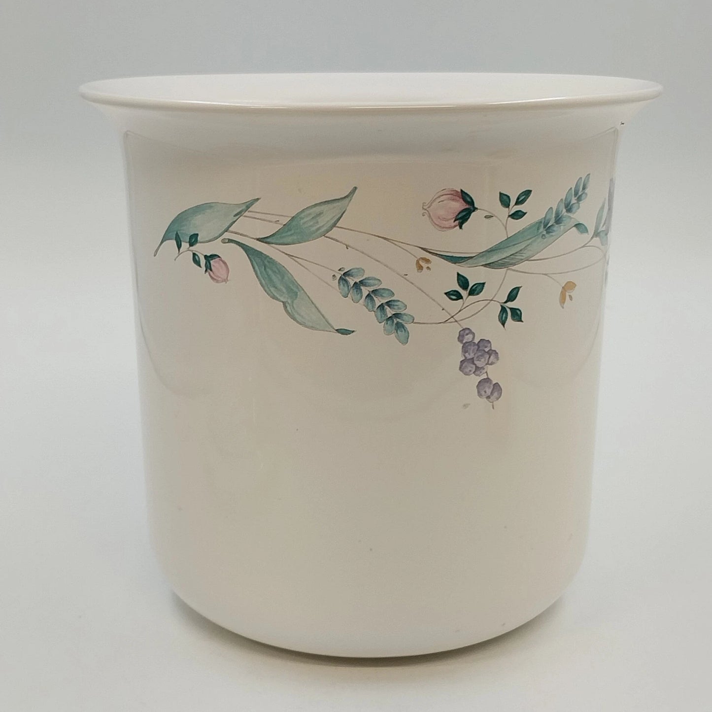 Pfaltzgraff April Medium Canister with Lid Stoneware Storage Jar 8.75"