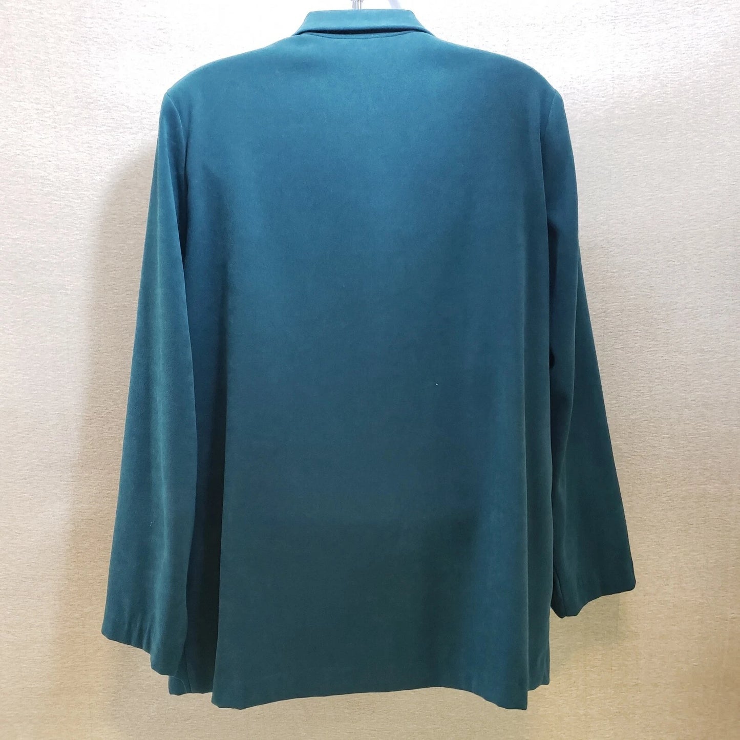 Briggs Womens Blazer 12P Soft Blue Jacket Button Up Shoulder Pads Classic Canada