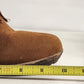 Betani Chantal-1 Fringe Wedge Boots Tan Suede Boho Women’s 8.5 Ankle Booties