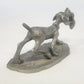 Hallmark Little Gallery Dog Shoe Fine Pewter Figurine Kraczkowski 1975 Vintage