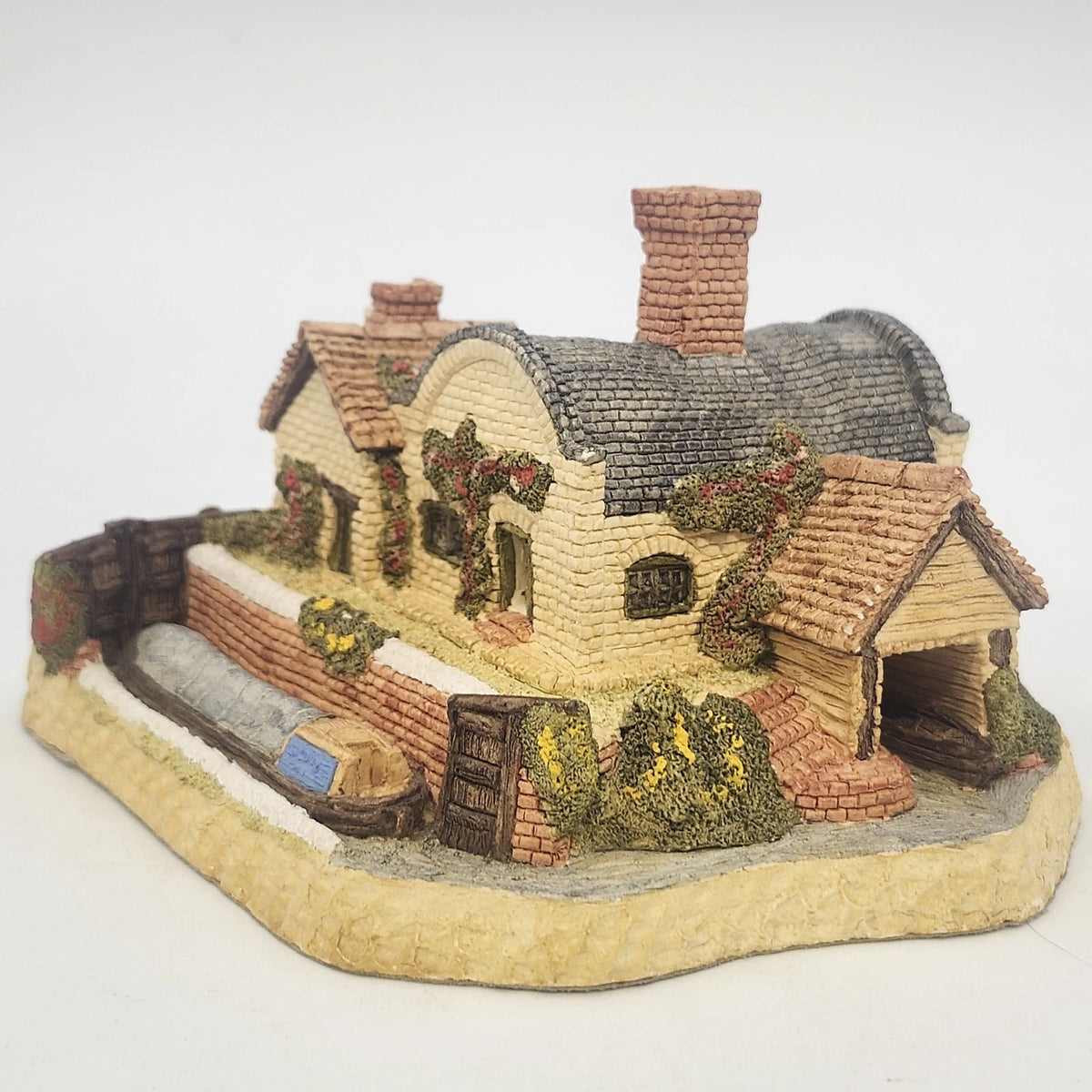David Winter Lock Keeper's Cottage 5" Midlands Collection 1987 England Vintage