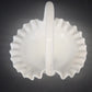 Fenton Hobnail Milk Glass Basket Ruffled Rim Handle White 7" Vintage Art Glass