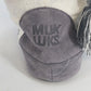Muk Luks Women Slipper Boots Size 8-9 Knit Fair Isle Pattern Faux Fur Lined Grey
