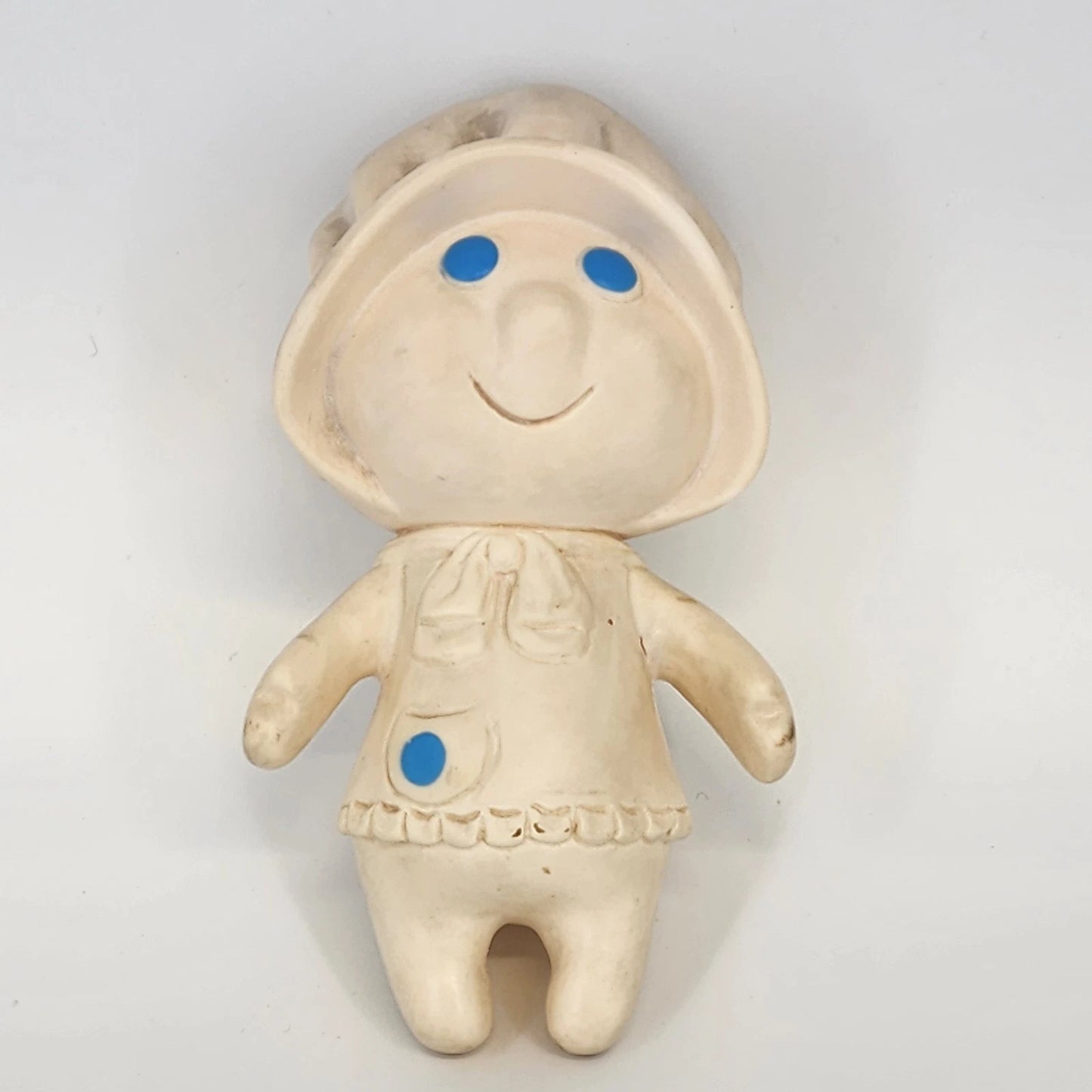 Pillsbury Dough Girl Poppie Fresh Soft Vinyl Toy Advertising Icon Vintage 1972