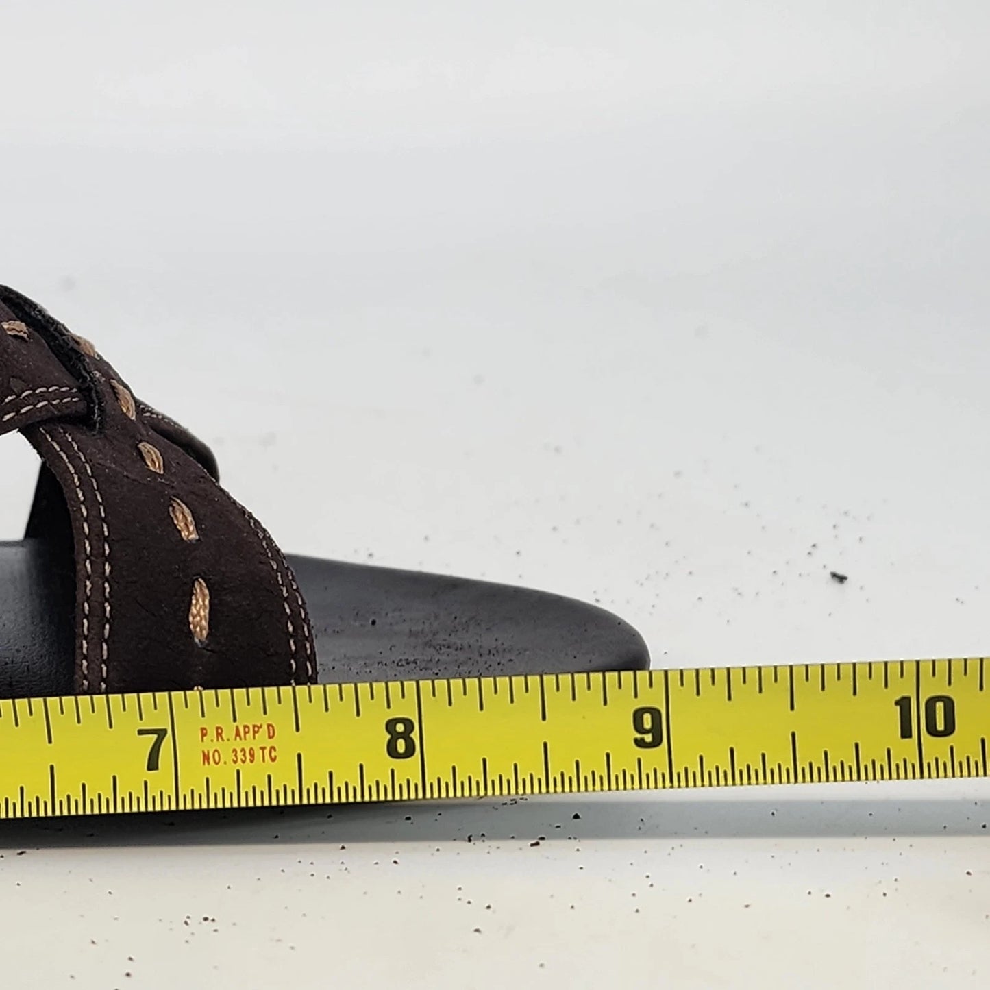 Fioni Vasper-01 Platform Heels Women 8.5 Brown Suede Crisscross Strappy Sandals