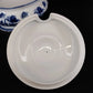 Cracker Barrel Blue White Floral Soup Tureen Serving Bowl with Lid Porcelain Vtg