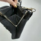 Gino Aldrovandi Black Sparkly Evening Purse with Rhinestones Shoulder Bag 10"x6"