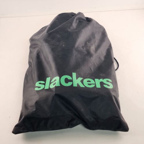 Slackers Slackline Kit Orange 50 Ft Straps Balance Training Kids Game Used w Bag