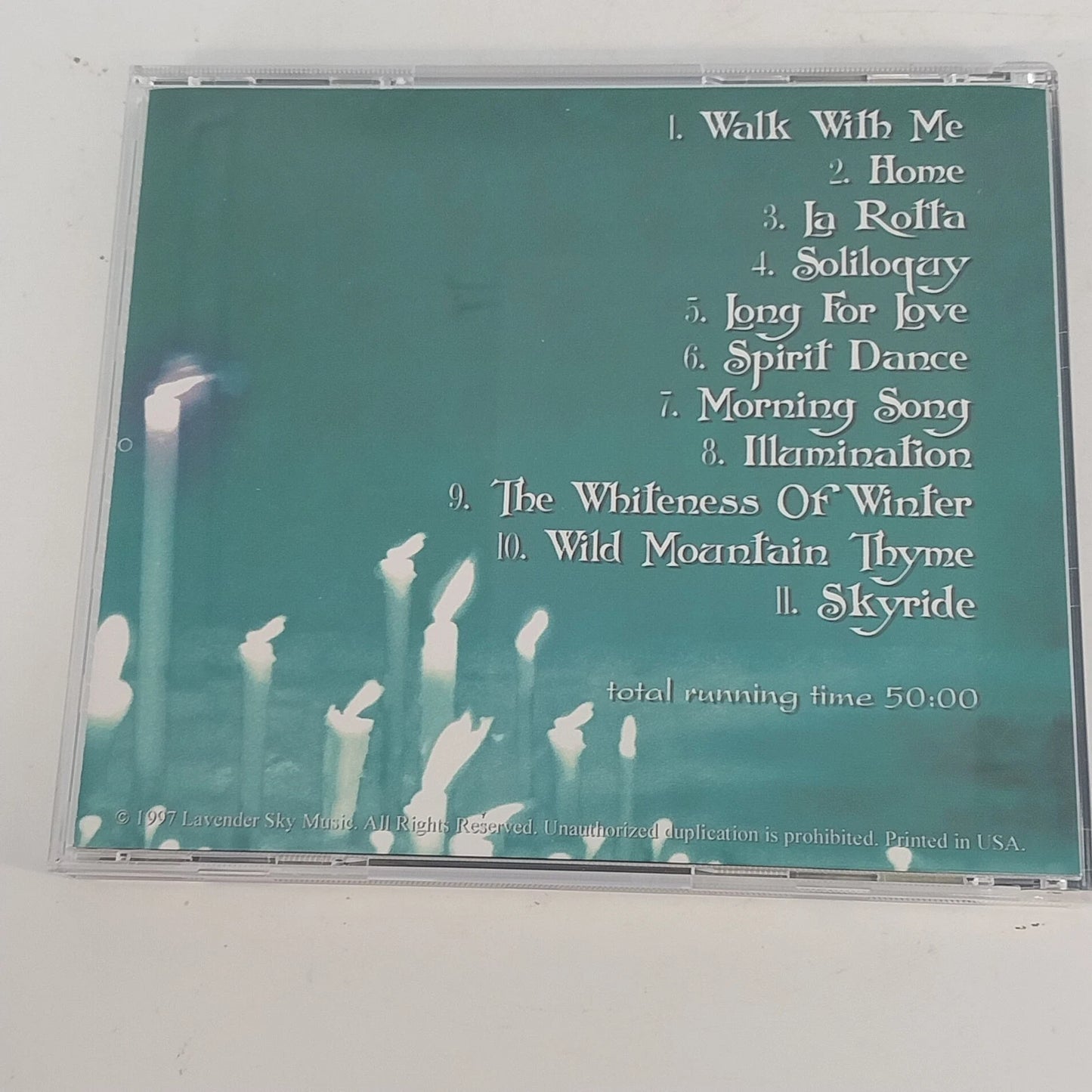 Lisa Lynne Franco Quiet Heart Solo Harp CD 1997 Lavender Sky Music New Age