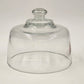 Teakwood Cheese Board Tray Marble Slab & Glass Dome Dolphin