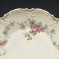 Haviland Limoges "Rebecca" Round Serving Tray – 10" Porcelain with Scalloped Edge, Raised Trellis & Rose Floral Design – Vintage French Tableware