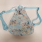 Vera Bradley Mesh Backpack Beach Treasure Nylon Strap Drawstring Adjustable Zip