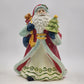 Christmas Santa Cookie Jar 12.5" Tall JC Penney Home Collectors Decor Edition