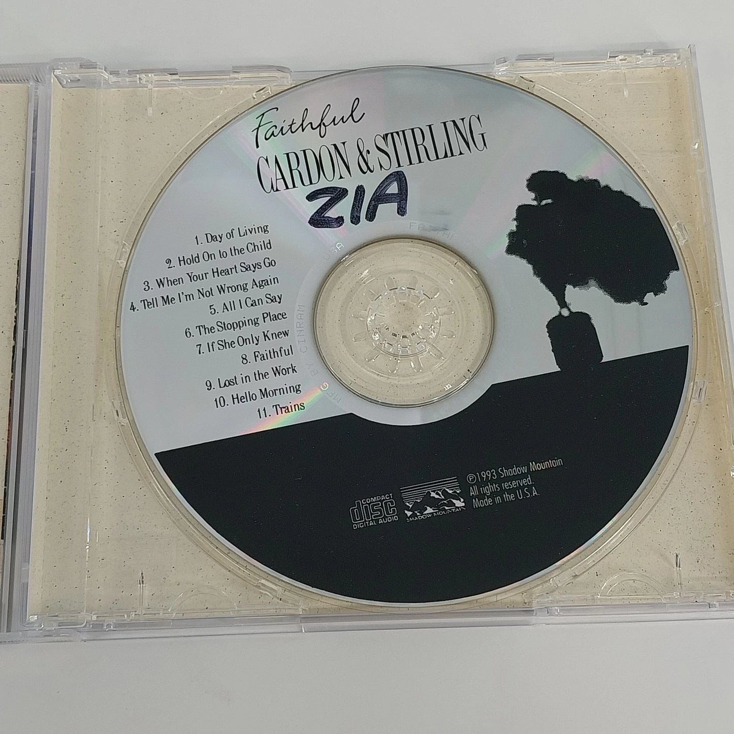 Sam Cardon & Don Stirling Faithful CD 1994 Shadow Mountain Christian Inspiration