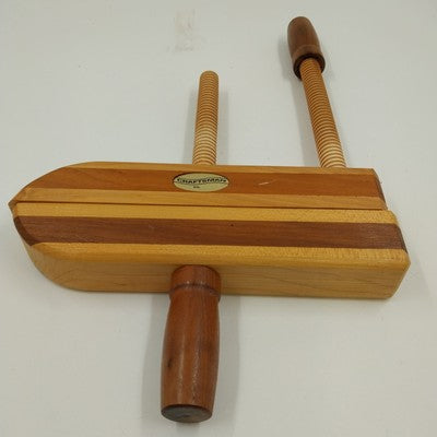 Craftsman Classic Maple Walnut Hand Screw Wood Clamp 6" Cap 4.5" Throat 1.5" Thk