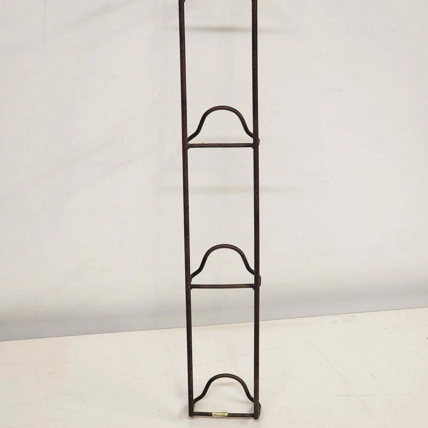 Wrought Iron Plate Wall Hanger Vegetable Plates 4 Pc Set Kitchen Display Decor