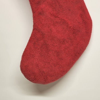 Ohio State Univ Christmas Stocking Red Gray Sock 18" Ridgewood Collectables Vtg