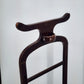 Wood Valet Butler Floor Standing Men's Clothes Suit Wardrobe Rack 45"h x 17"w