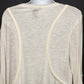 Pullover Tunic Top Chelsea & Theodore Women's Medium White Rayon Spandex Stretch
