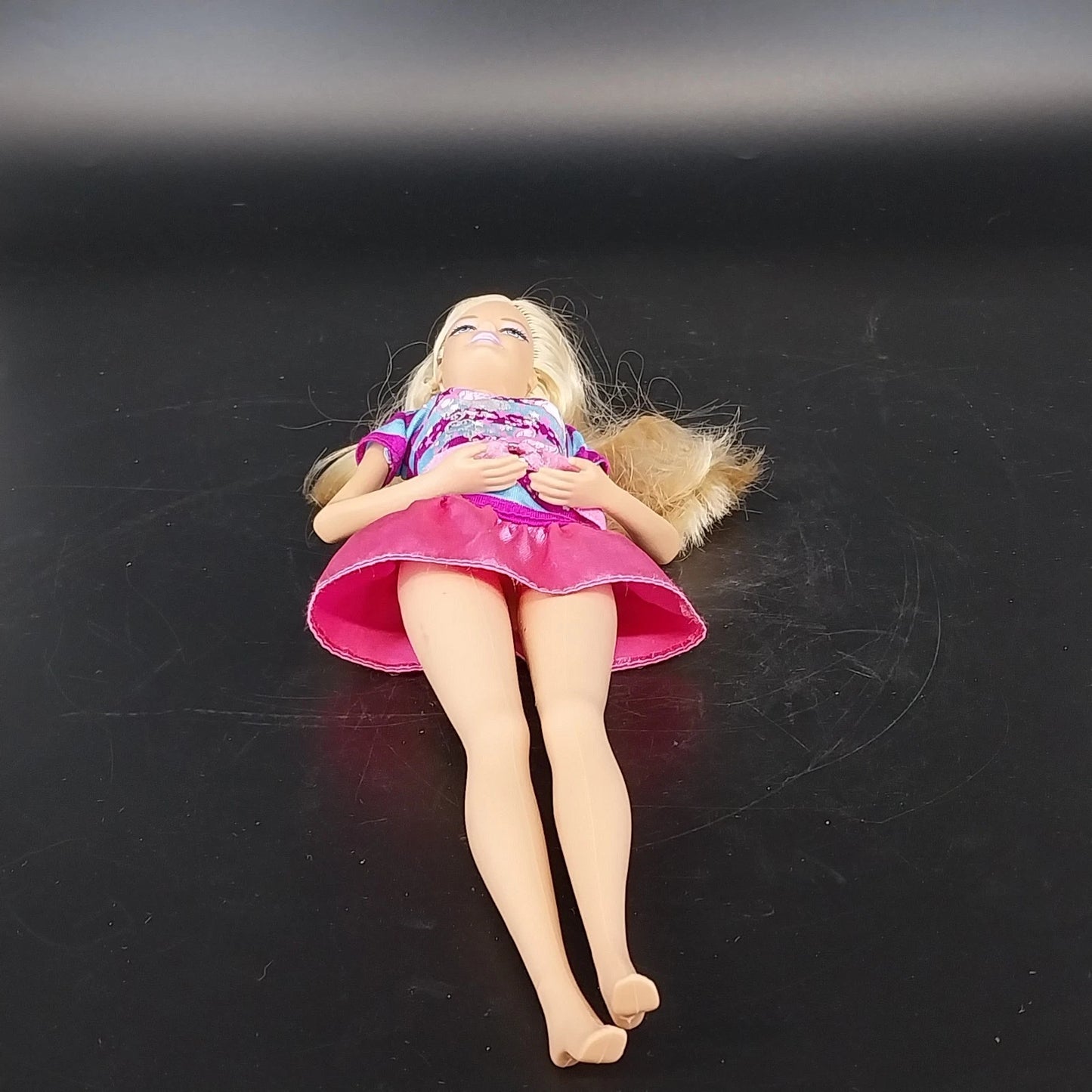 Mattel Barbie I Can Be Babysitter Doll Blonde Stripe Dress Y2K
