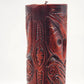 Marquesan Tiki Decor Candle Totem Sculpture Carved Look Polynesian 12.5" Canada