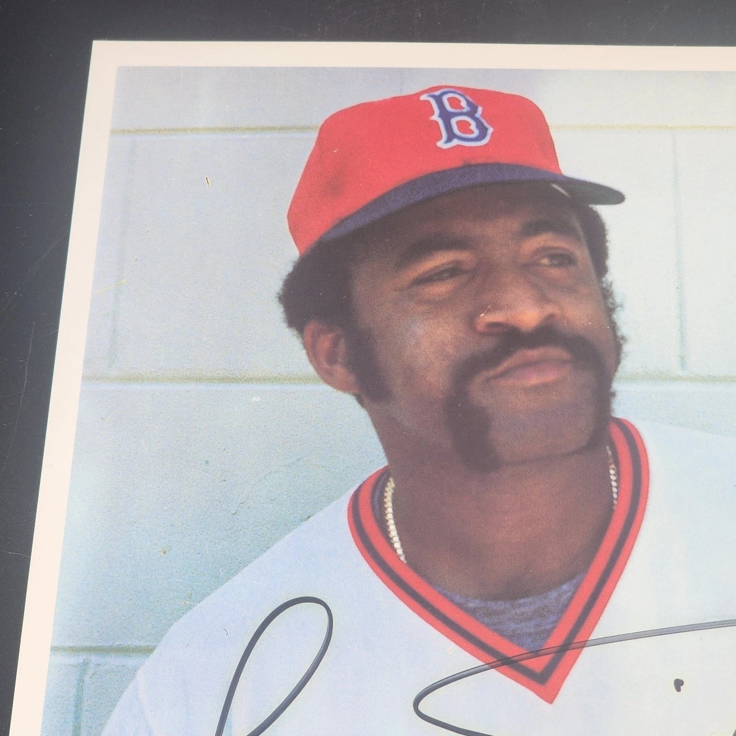 Luis Tiant Autographed 8x10 Photo Boston Red Sox MLB Vintage Sports Collectible