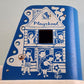 Original Playskool Blue Wooden Lacing Shoe Set Square Triangle Round Block Holes