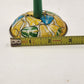 Set of 4 Vintage Metal Tin Noisemakers Birthday Party New Year’s Sports Theme