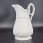 Antique Davenport white ironstone water pitcher