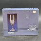 4 Cristal d’Arques Bretagne Champagne Flutes 5 oz Crystal Vintage France NIB