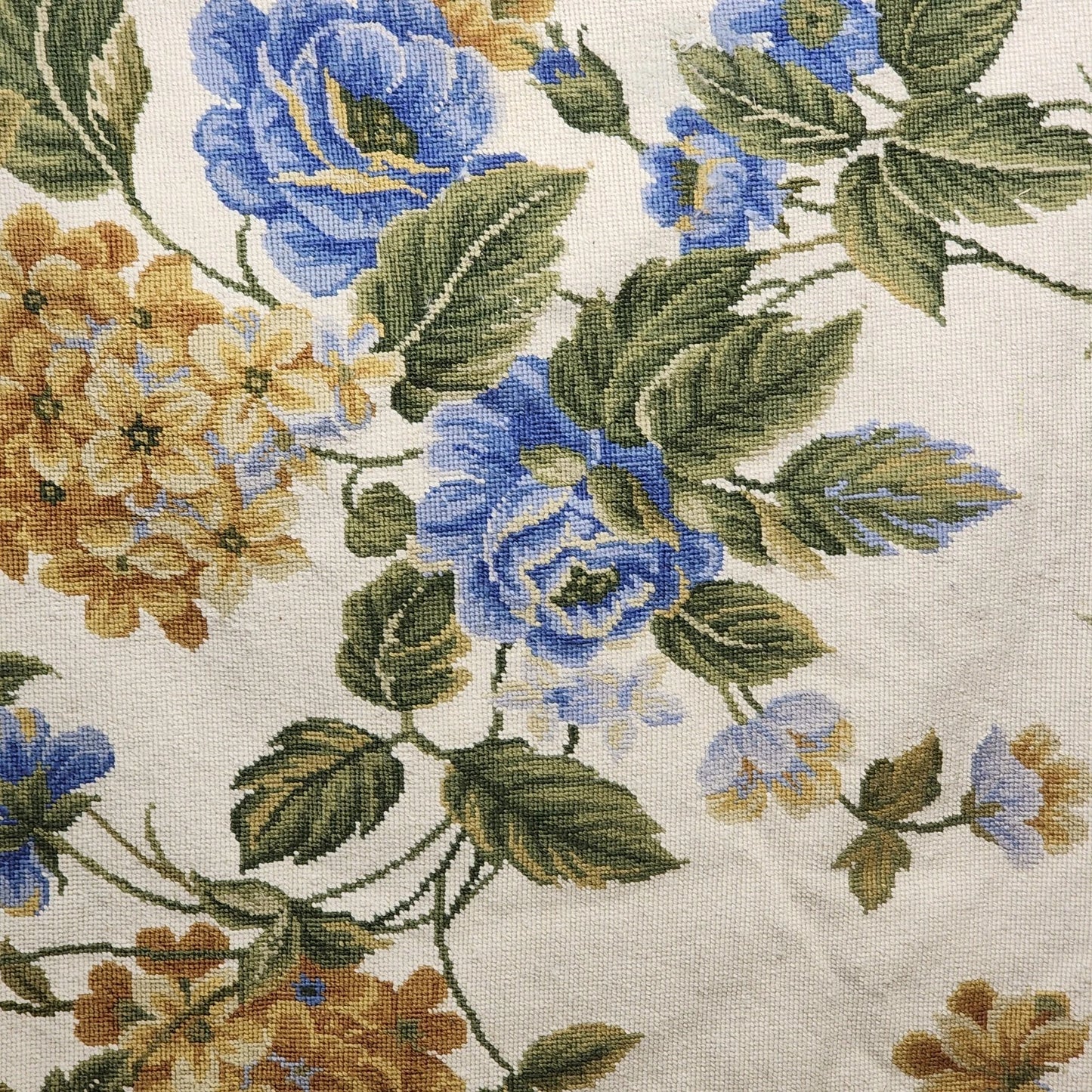 Handmade Wool Area Rug 48" Round Vintage Floral Pattern Hooked Carpet Throw Rug