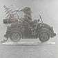 Wilhelm Schweizer Pewter Santa Claus Driving Auto Presents Signed Germany 4.75"L