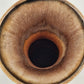 Austrian Taupe Drip Glaze Pottery Vase 226C Steatit Osterr Edelkeramic 10” Vtg
