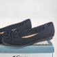 Cliffs White Mountain Hibiscus Flats Black Suede Ballet Shoes w Flower Women's 8