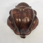 Hand Carved Wood Weeping Buddha Orang Malu Rustic Figurine 4" Meditation Pose