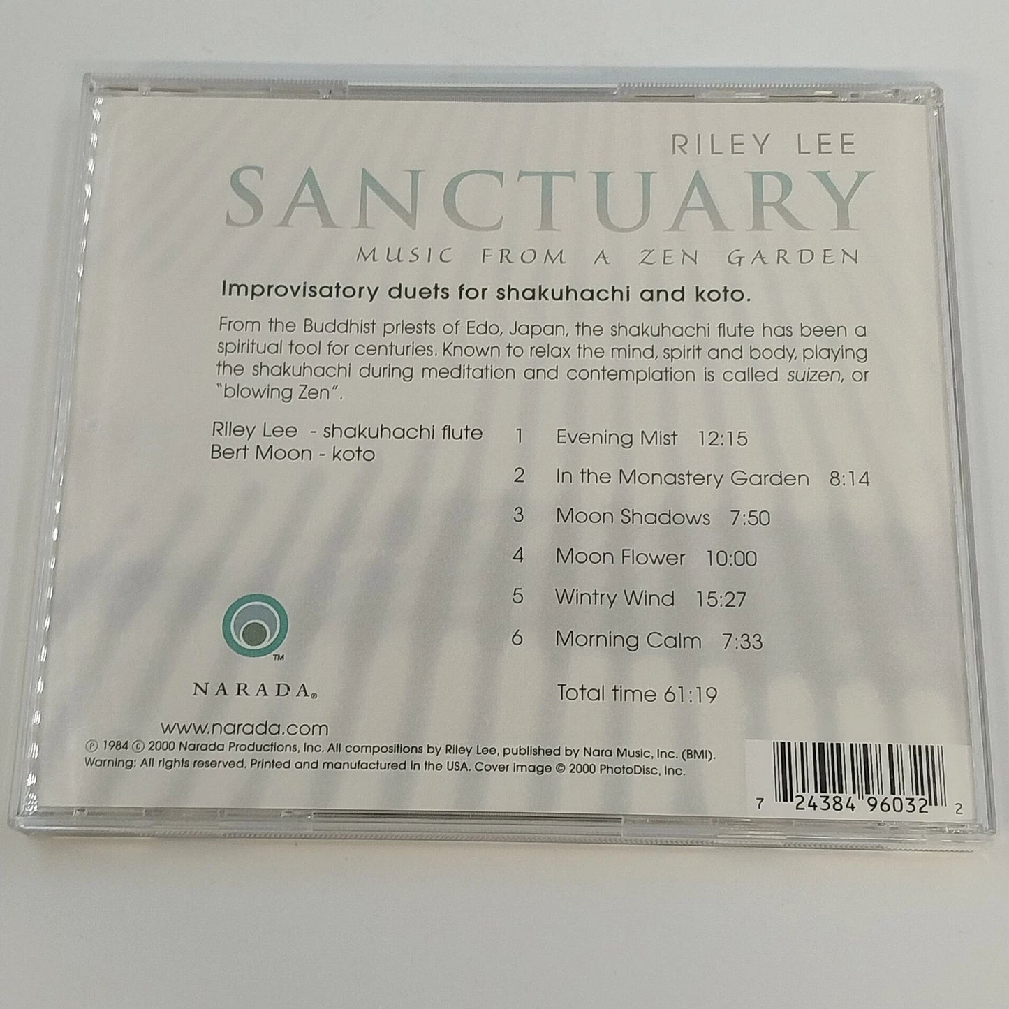 Riley Lee 6 CD Set Meditation Yoga Zen Garden Narada Shakuhachi Flute Koto Harp