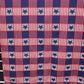 Red White and Blue Linen Table Runner 96 x 20 inches Vintage July 4th Themed