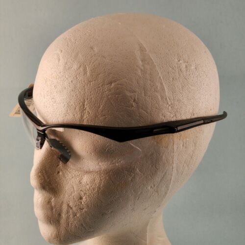 Jackson Safety Nemesis V30 Safety Glasses Black Frame Clear Lens 19804 ANSI Z87+