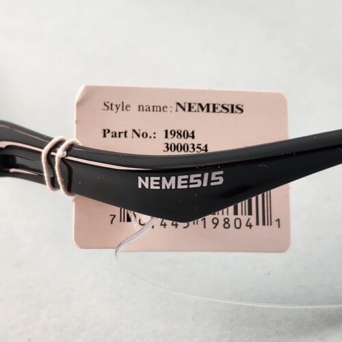 Jackson Safety Nemesis V30 Safety Glasses Black Frame Clear Lens 19804 ANSI Z87+