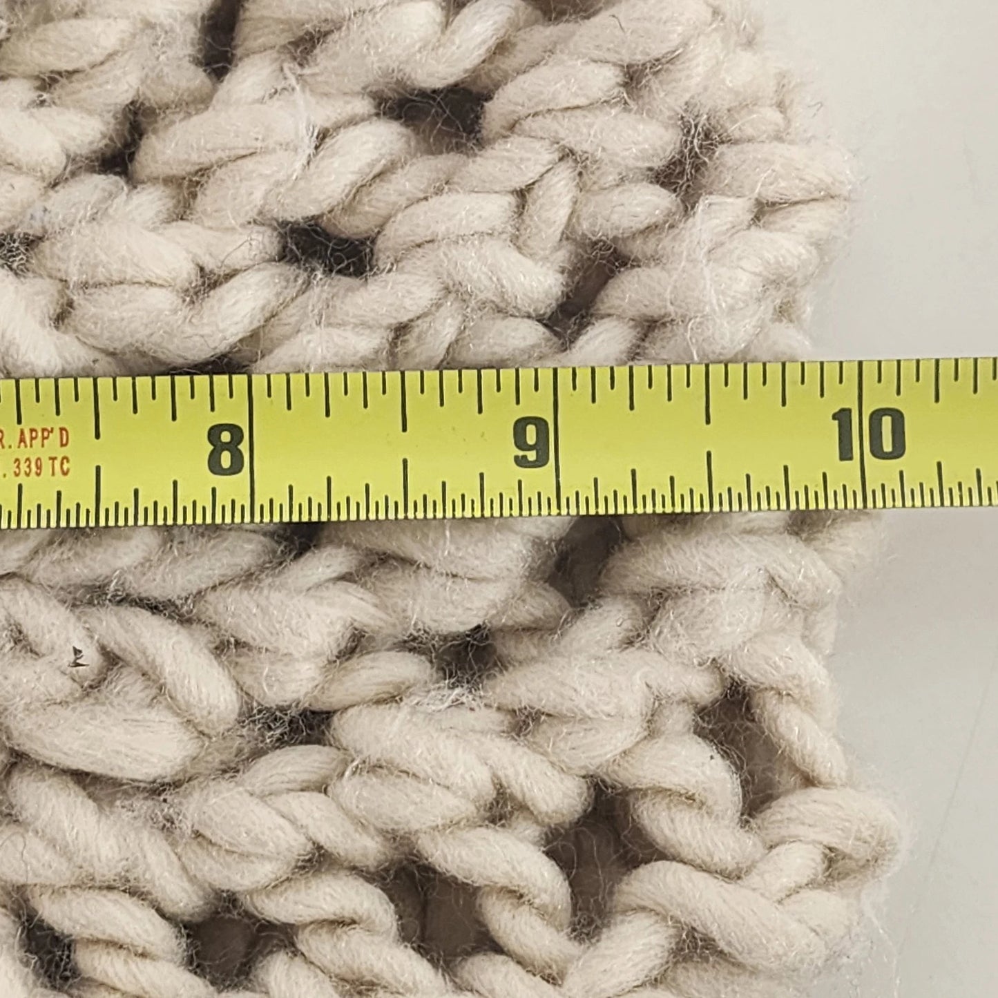Forever 21 Cream Crochet Beret Hat Chunky Knit One Size