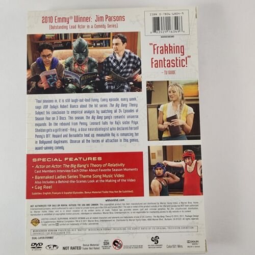 The Big Bang Theory on DVD The Complete Fourth Season 2009 Region 1 Warner Bros