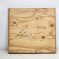 Wood Intarsia Jesus Christ Wall Art Carved Panel 24" Sq Religious Vintage