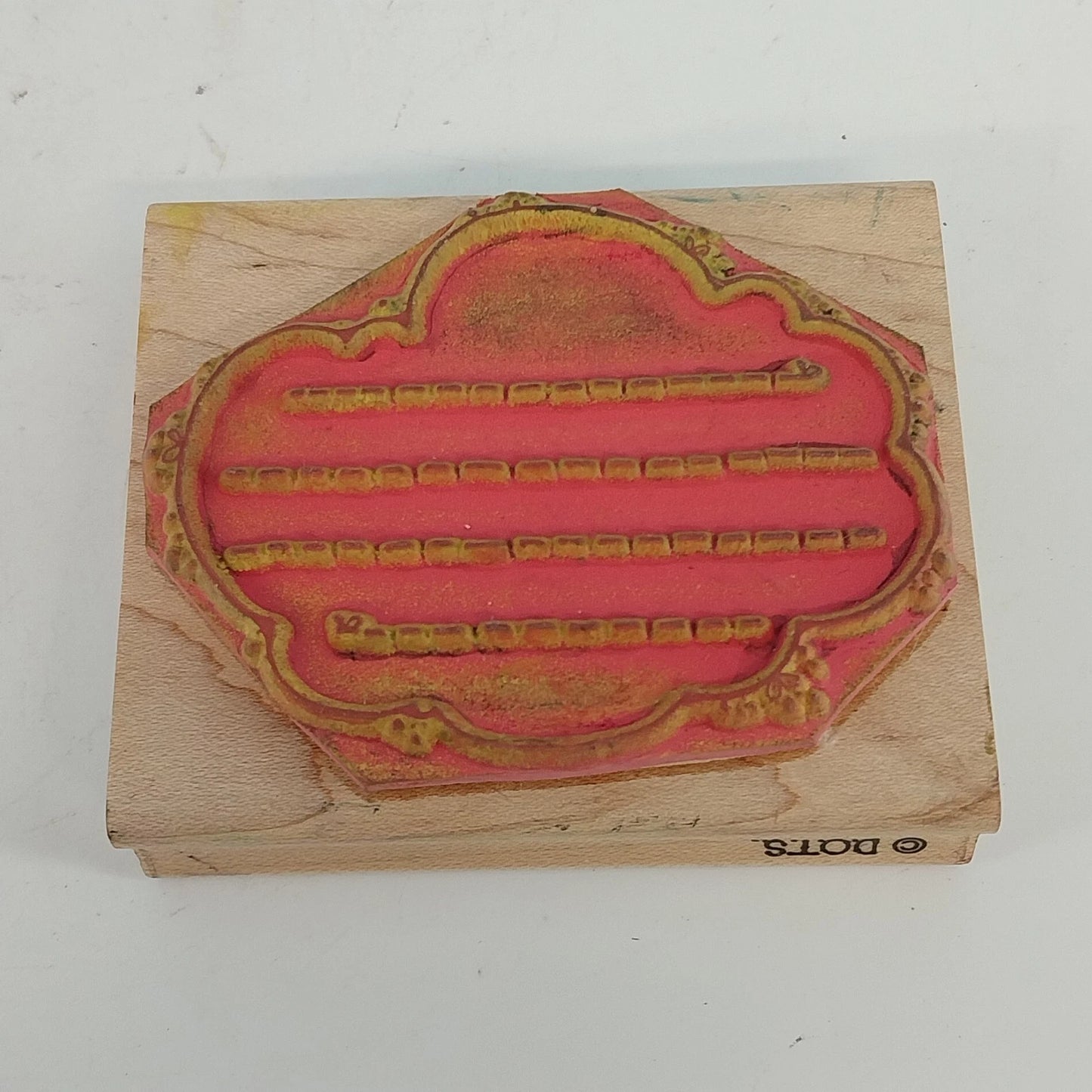 DOTS Wooden Rubber Stamp Set Camera Holiday Craft Stamps