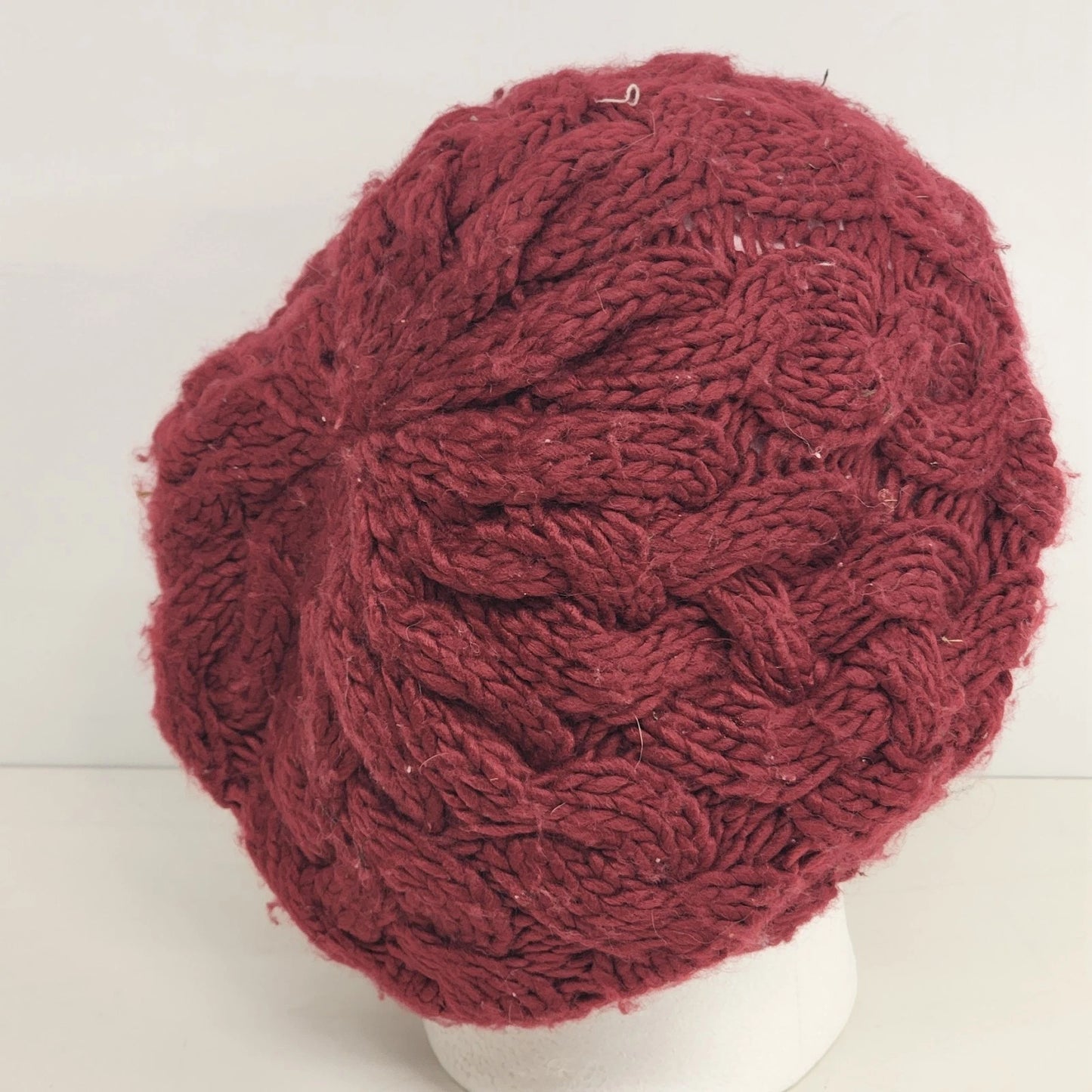Falls Creek Red Knit Beanie Hat Unisex Winter Watch Cap Acrylic