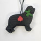 Prairie Dog Pottery Dog Puzzle Christmas Ornaments Wood 3 Pc Handmade Canada