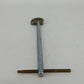 Steel Basin Wrench Spring Loaded Adjustable Plumbing Tool Long Reach Under Sink