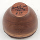 Hand Turned Walnut Wood Live Edge Bowl 5.75"x5" Signed 1990s Accent Decor