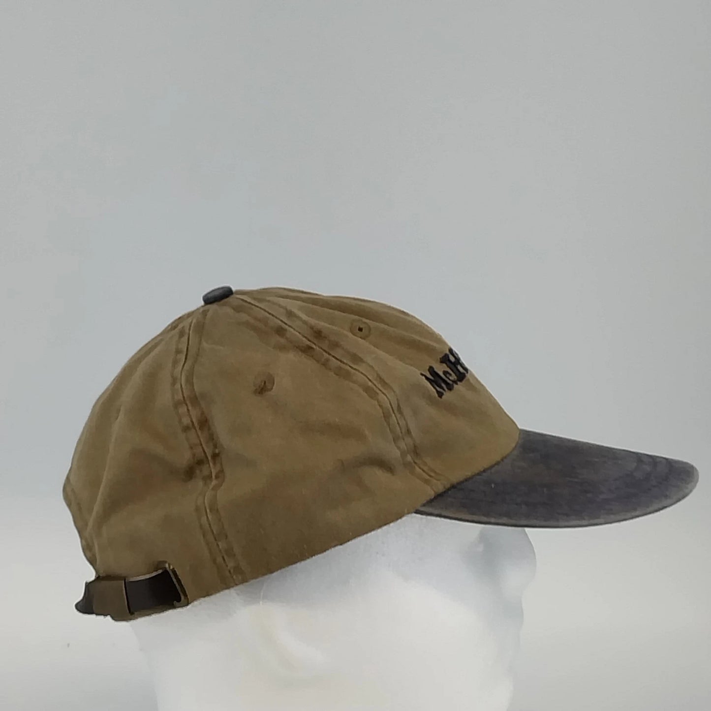 McHutchison Strapback Hat Khaki Blue Horticulture Cap Adjustable Cap Adjustable