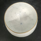 Japanese Hotarude Firefly Porcelain Tea Cups Set 5 Blue White Gold Rim Vintage